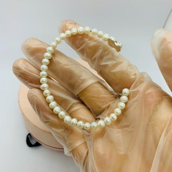 Tous Silver Bear Bracelet with pearls - Picture 6 of 7